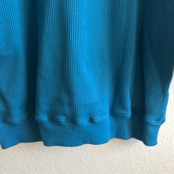 Bo & Tee Teal Blue Sweatshirt Dress NEW - Picture 6 of 6